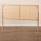 Bali & Pari Aurelia Modern Bohemian Natural Rattan Queen Size Headboard 236-13315-ZORO - alternate 2